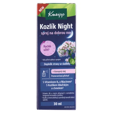 Kneipp Kozlík Night sprej na dobrou noc 30ml