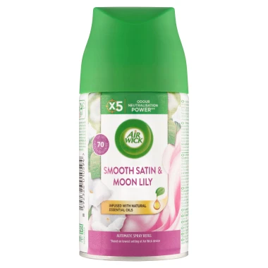 Air Wick Freshmatic Náplň do osvěžovače vzduchu jemný satén a měsíční lilie 250ml
