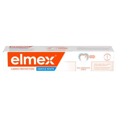 elmex® Caries Protection Gentle White Zubní pasta proti zubnímu kazu 75 ml