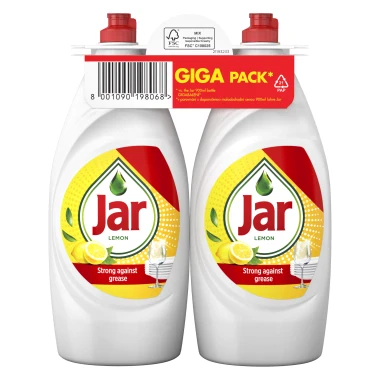 Jar Tekutý prostředek na nádobí Lemon 2 x 900 ml