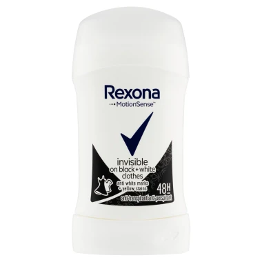 Rexona Invisible Black+White tuhý antiperspirant 40ml