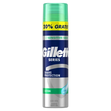 Gillette Series zklidňující gel na holení s aloe vera 240 ml