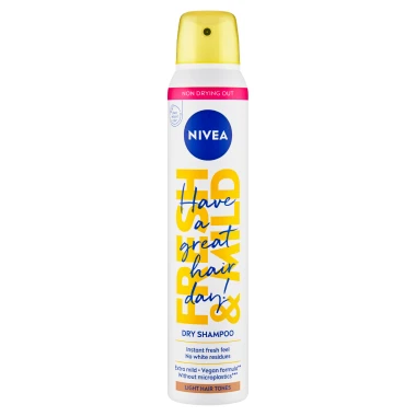 Nivea Fresh & Mild Suchý šampon pro světlý tón vlasů 200ml