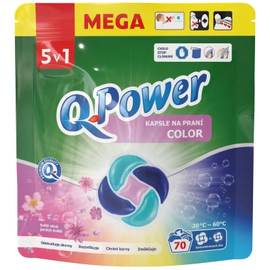 Q-Power Prací kapsle Color 5v1 70 PD