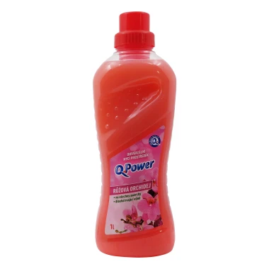 Q-Power Univerzální mycí prostředek Růžová orchidej 1 l