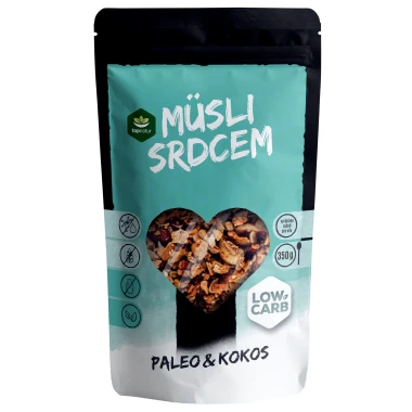 Topnatur Low Carm Müsli srdcem 350g.