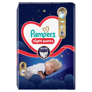 Pampers Pants Night, vel. 6, 40 ks