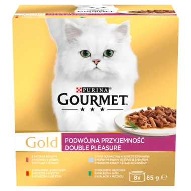 GOURMET Gold Multipack Double Pleasure 8 x 85 g