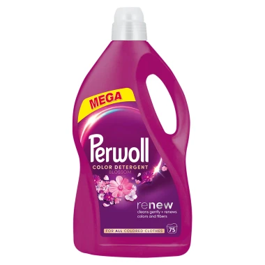 Perwoll Mega Renew Blossom Prací gel 75 PD