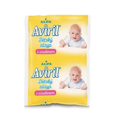 Alpa Aviril Dětský zásyp s azulenem 100 g