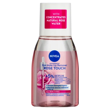 Nivea Rose Touch Dvoufázový voděodolný odličovač očí a make-upu 100ml