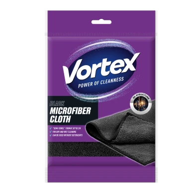 Vortex Hadřík z mikrovlákna Semi-Towel Black 1 ks