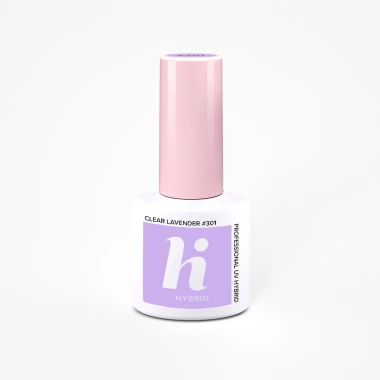 Hi Hybrid UV Gel lak Clear lavender #301 5 ml