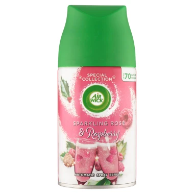 Air Wick Freshmatic Náplň do osvěžovače vzduchu růžový sekt a maliny 250 ml