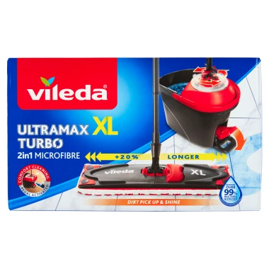 Vileda Ultramax XL Turbo Microfibre 2in1 Complete Set