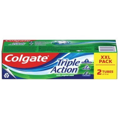Colgate Triple Action Original Zubní pasta DUOPACK 2 x 75 ml