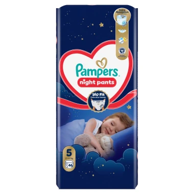 Pampers Pants Night, vel. 5, 46 ks