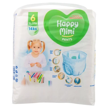 Happy Mimi pants 6 16-30kg, 14 ks
