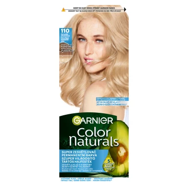 Garnier Color Naturals permanentní barva na vlasy 110 Extra světlá přírodní blond, 60 +40 +12 ml