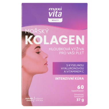 Maxi Vita Beauty Mořský kolagen 60 kapslí 37g