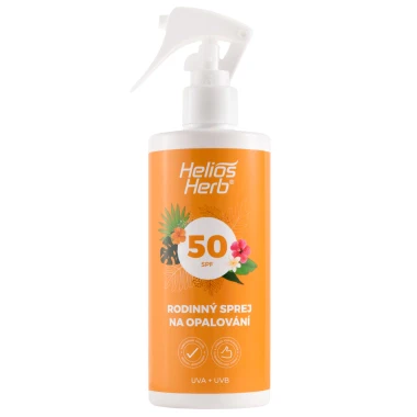 Helios Herb Rodinný sprej na opalování SPF 50 300 ml 