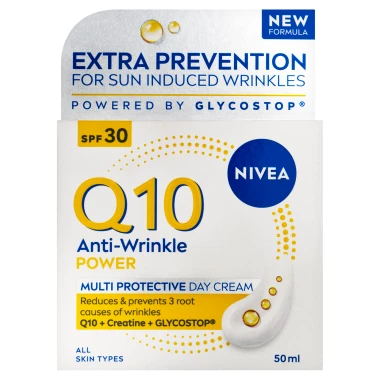 Nivea Q10 Power Zpevňující denní krém proti vráskám OF 30 50ml