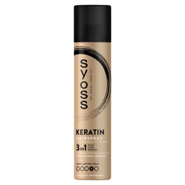 Syoss Keratin 3v1 lak na vlasy pro ochranu vlasů 300 ml