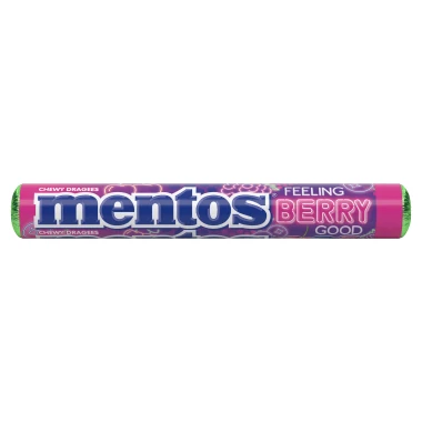 Mentos Berry Good bonbony s ovocnou příchutí 14 ks 37,5g