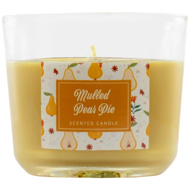 Q-Home svíčka Mulled Pear Pie 90 g