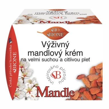 Bio Bione BIO Mandle výživný mandlový krém na velmi suchou a citlivou pleť 51 ml