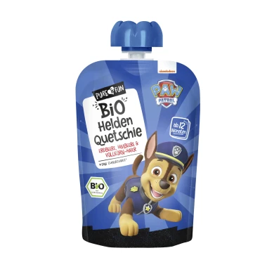 PAW BIO kapsička jahoda-malina Chase 12m+ 100 g