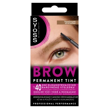 Syoss Brow Tint permanentní barva na obočí Tmavá blond