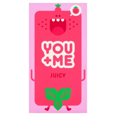 You Me Juicy Vegan Kondomy Se Šťavnatým Jahodovým Aroma, 12 ks