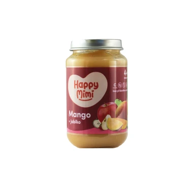 Happy Mimi ovocný příkrm 190g Mango
