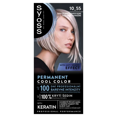 Syoss Barva na vlasy ultra chladná platinová blond 10_55