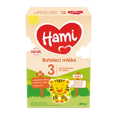 HAMI 3 batolecí mléko 600g