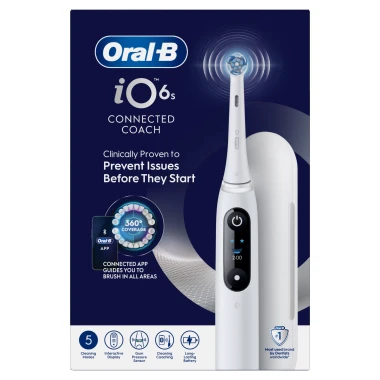 Oral-B iO 6S Elektrický zubní kartáček bílý