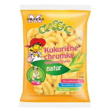 Kukuřičné velké křupky nesolené 100g
