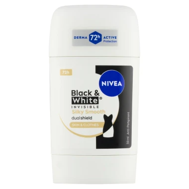 Nivea Black & White Invisible Silky Smooth tuhý antiperspirant 50 ml