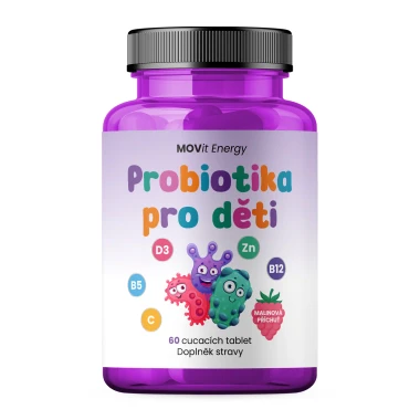 MOVit Probiotika pro děti 60 tablet