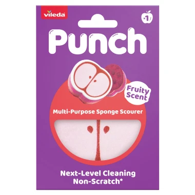 Vileda Punch apple voňavá houbička 1 ks