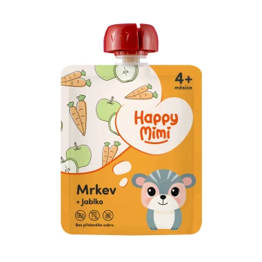 Happy Mimi ovocný příkrm Mrkev 90g