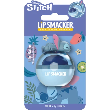 Lip Smacker balzám na rty  s malinovou příchutí - Stitch 7,4 g