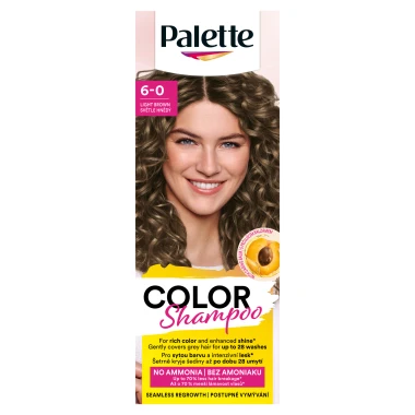 Palette Color Shampoo barva na vlasy světle hnědý 6-0