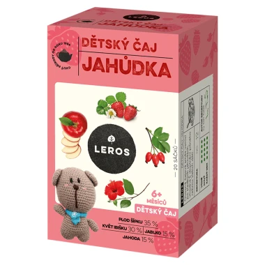 Leros Dětský čaj jahůdka 20 x 2g (40g)