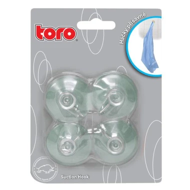 Toro Háčky přísavné bezbarvé 4 ks