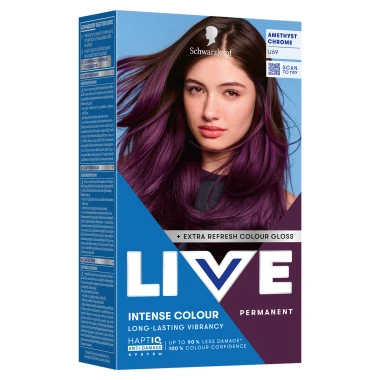 Schwarzkopf Live Intense Colour Permanent barva na vlasy U69 amethystově fialová