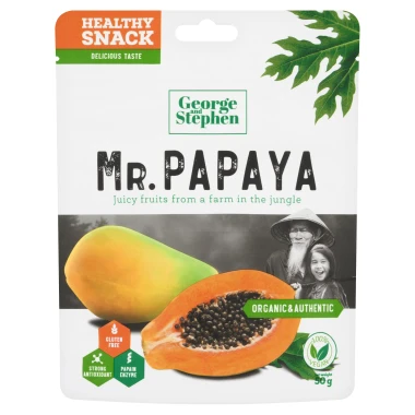 George and Stephen Sušené plátky papáji přislazené 50g