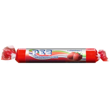 PEZ Hroznový cukr s jahodou příchutí 39g