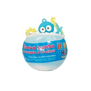 Happy Kids šumivá bomba s hračkou - mix variant 100 g